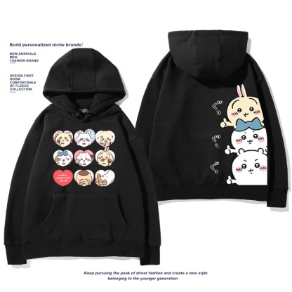 Chiikawa新款 親子情侶男女款連帽衛衣-ZUIHANG SHOP