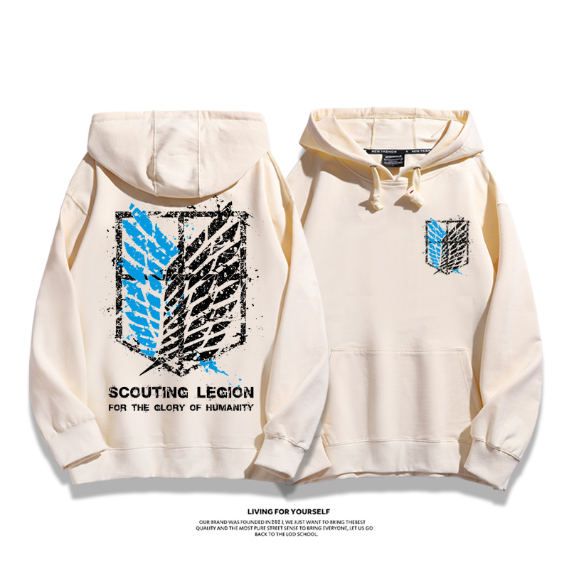 進擊的巨人 2025秋冬新款 親子情侶男女連帽衛衣-ZUIHANG SHOP