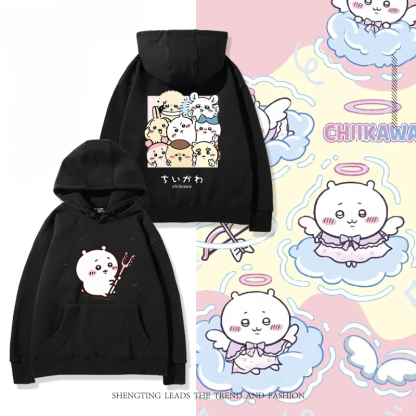 Chiikawa新款 親子情侶男女款連帽衛衣-ZUIHANG SHOP