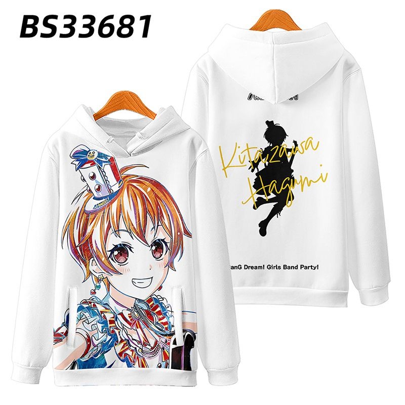 BanG Dream 親子情侶男女款連帽衛衣-ZUIHANG SHOP