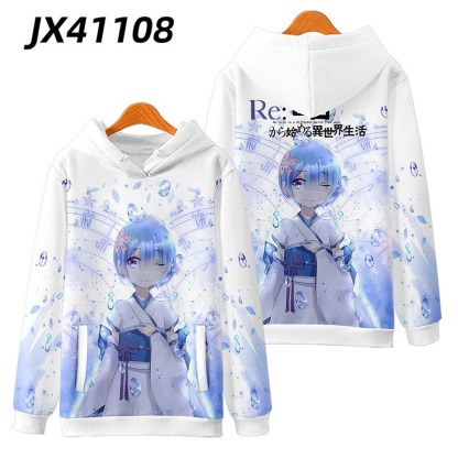 從零開始的异世界生活 親子情侶男女款連帽衛衣-ZUIHANG SHOP