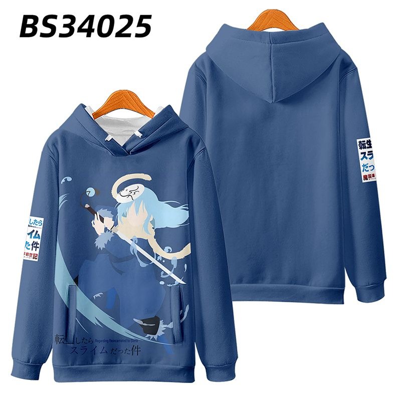 轉生史萊姆 親子情侶男女款連帽衛衣-ZUIHANG SHOP