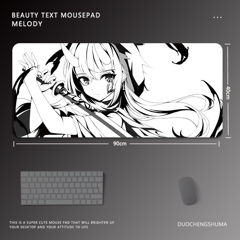 黑白動漫 主題桌墊 布質滑鼠墊-ZUIHANG SHOP
