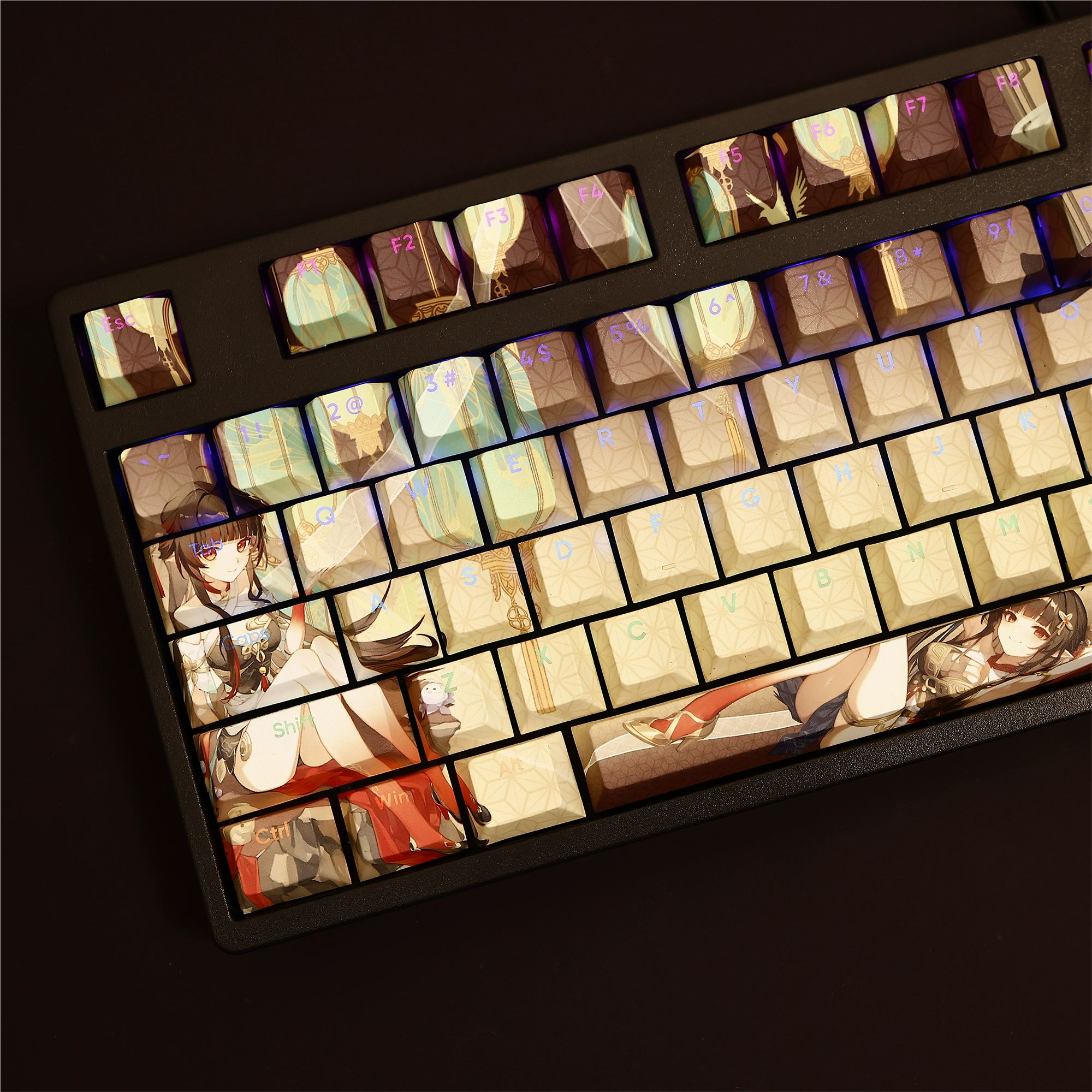 靈砂透光RGB108鍵標準配列衛星軸鍵帽-ZUIHANG SHOP