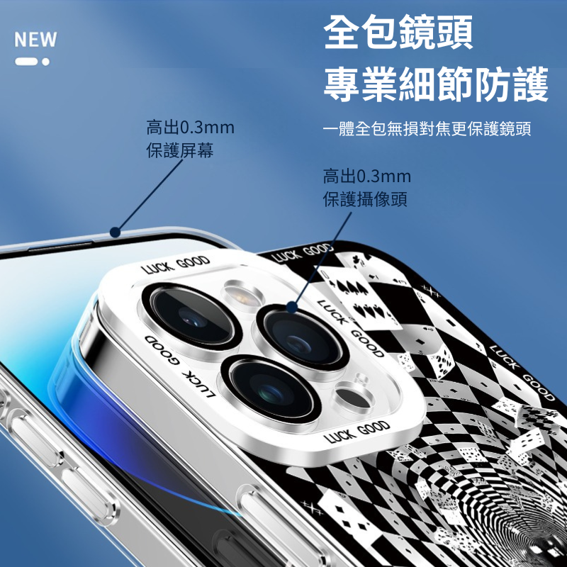 撲克牌天使眼透明防摔軟殼-ZUIHANG SHOP