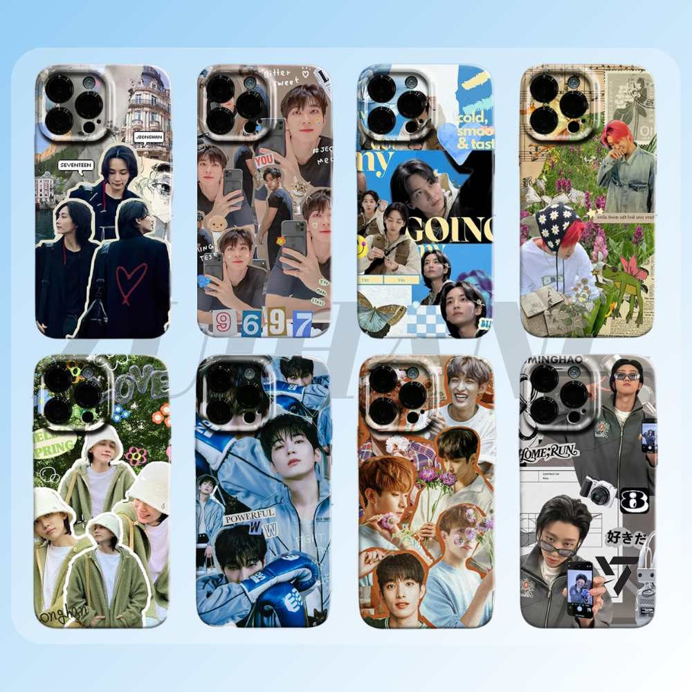 Seventeen高清彩繪全包防摔菲林殼-ZUIHANG SHOP