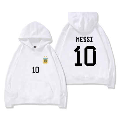 阿根廷國家隊服足球新款 親子情侶男女款連帽衛衣-ZUIHANG SHOP