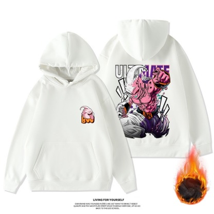 七龍珠新款 寬鬆百搭 秋冬款 加絨加厚連帽T-ZUIHANG