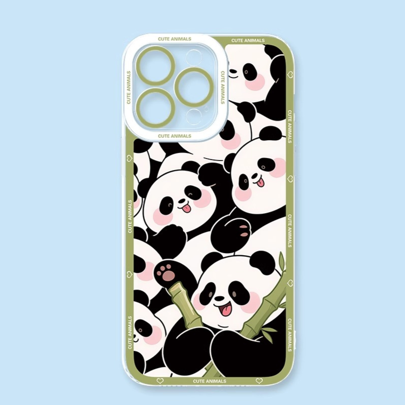 卡通動物天使眼透明防摔軟殼-ZUIHANG SHOP