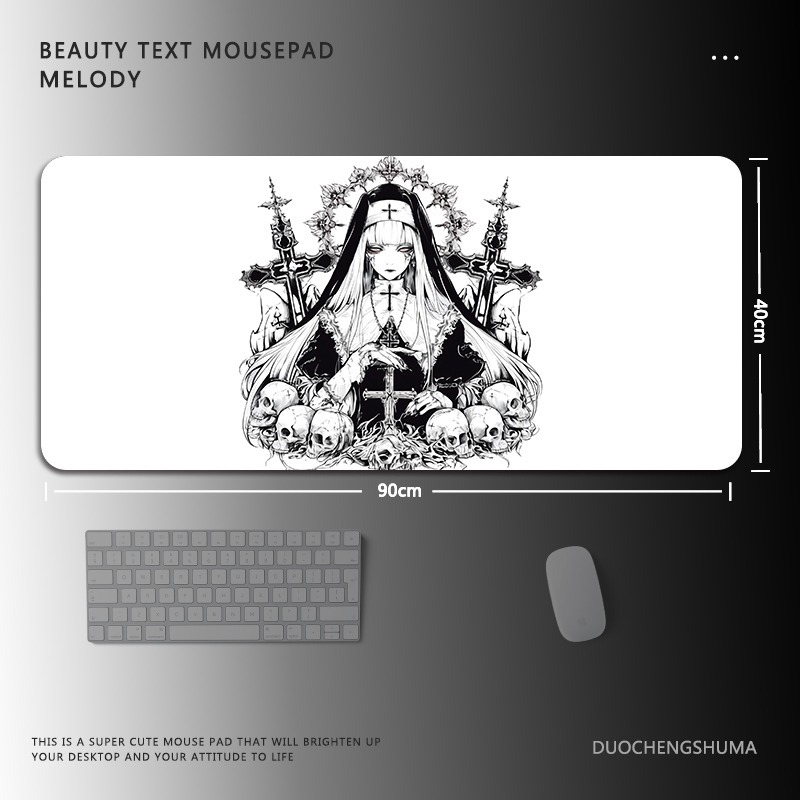 暗黑風哥特 主題桌墊 布質滑鼠墊-ZUIHANG SHOP