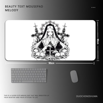 暗黑風哥特 主題桌墊 布質滑鼠墊-ZUIHANG SHOP