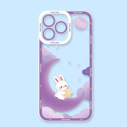 宇宙兔子天使眼透明防摔軟殼-ZUIHANG SHOP