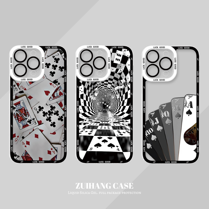 撲克牌天使眼透明防摔軟殼-ZUIHANG SHOP