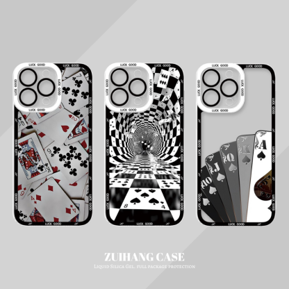 撲克牌天使眼透明防摔軟殼-ZUIHANG SHOP