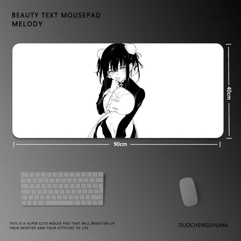 黑白動漫 主題桌墊 布質滑鼠墊-ZUIHANG SHOP