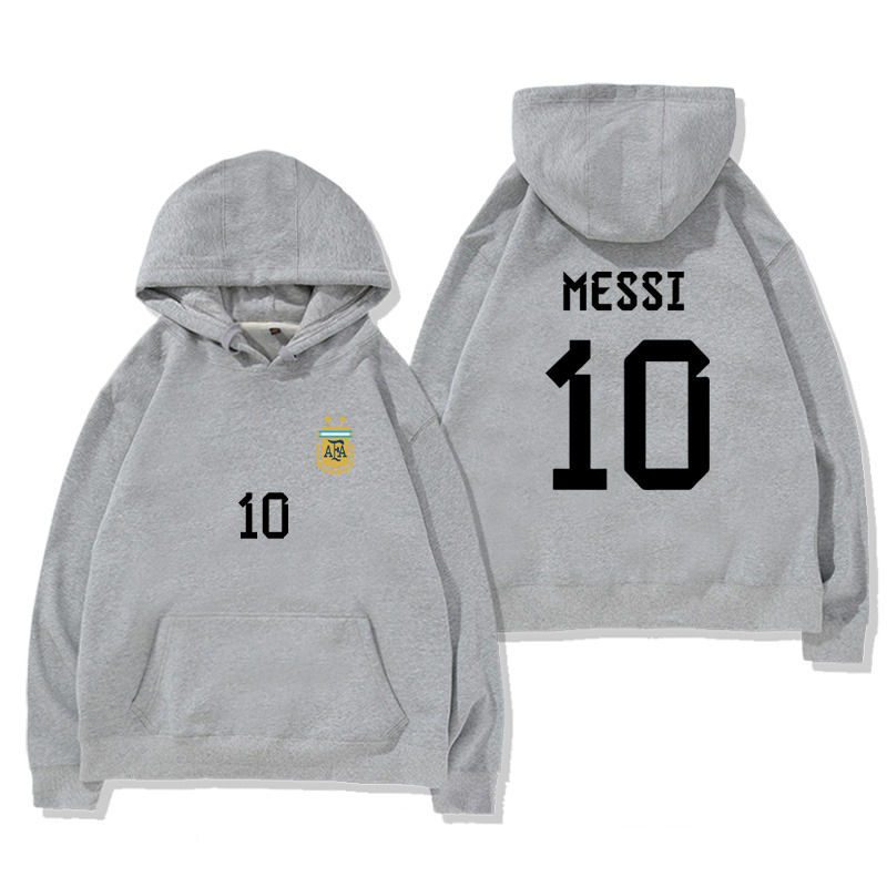 阿根廷國家隊服足球新款 親子情侶男女款連帽衛衣-ZUIHANG SHOP