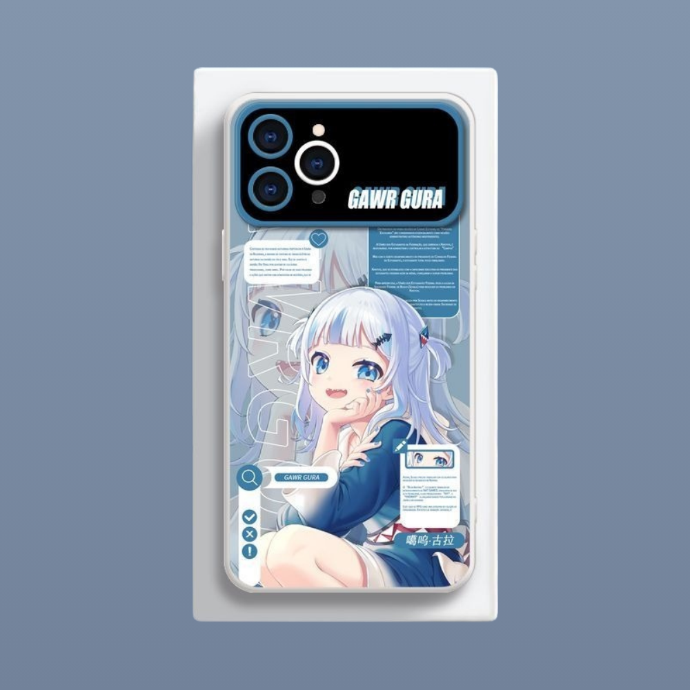 Gawr Gura液態大視窗全包矽膠防摔軟殼-ZUIHANG SHOP