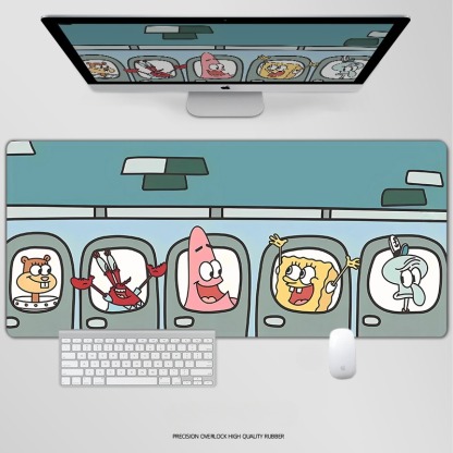 海綿寶寶 主題桌墊 布質滑鼠墊-ZUIHANG SHOP