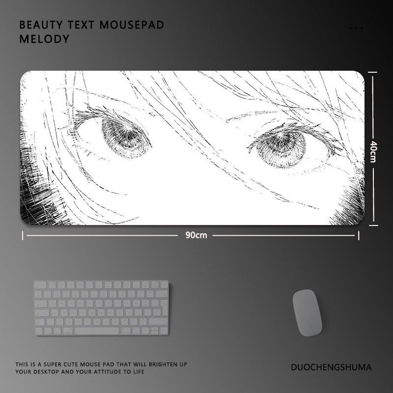 黑白動漫 主題桌墊 布質滑鼠墊-ZUIHANG SHOP