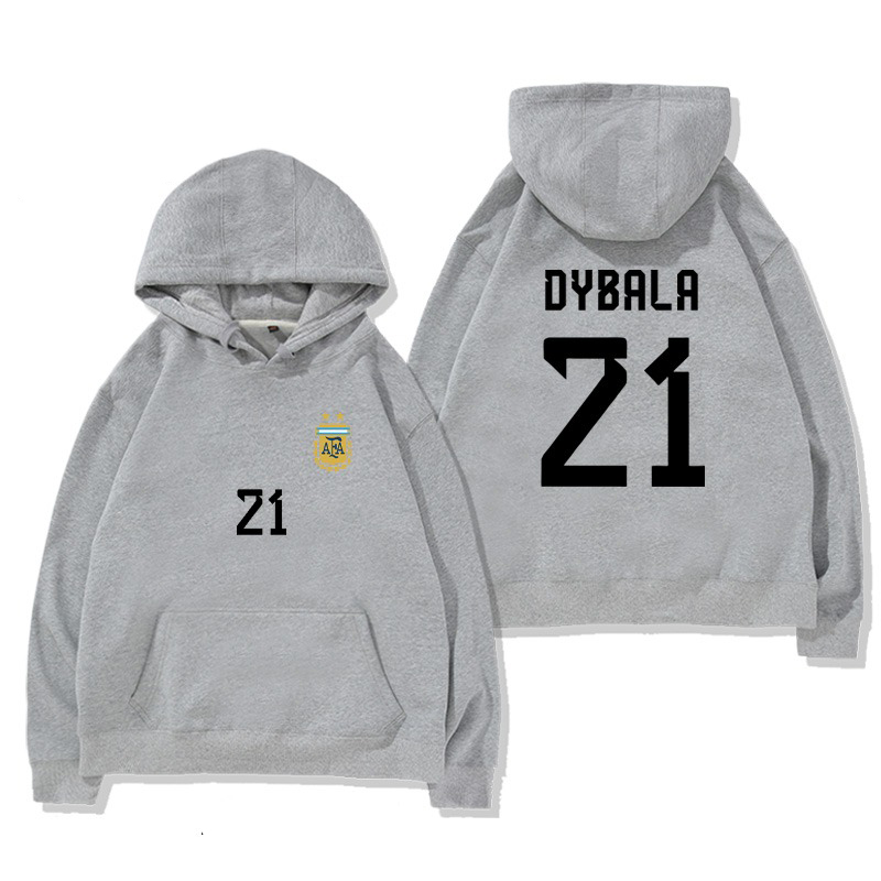 阿根廷國家隊服足球新款 親子情侶男女款連帽衛衣-ZUIHANG SHOP