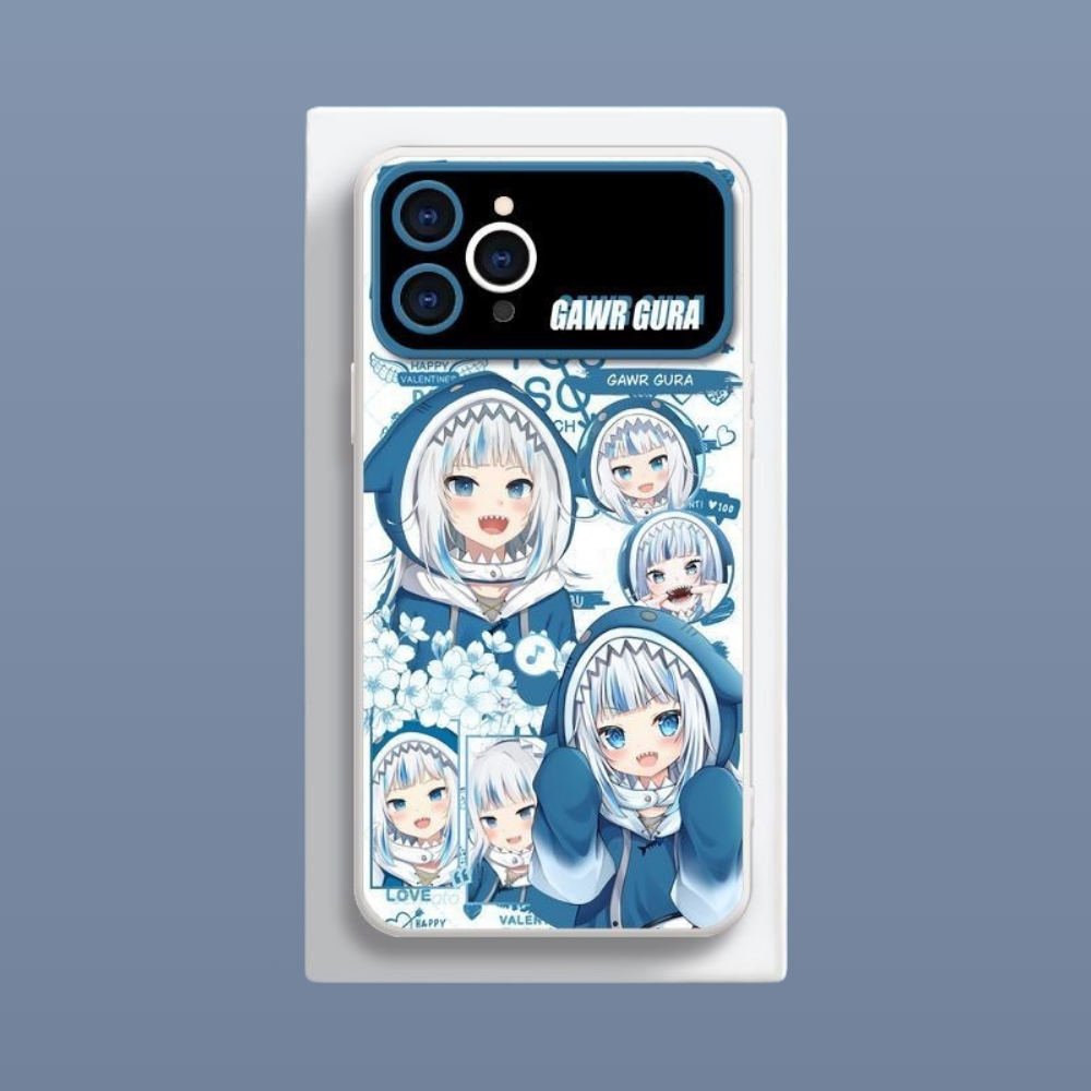 Gawr Gura液態大視窗全包矽膠防摔軟殼-ZUIHANG SHOP