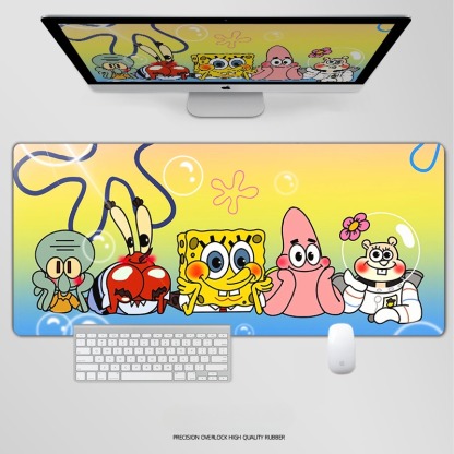 海綿寶寶 主題桌墊 布質滑鼠墊-ZUIHANG SHOP