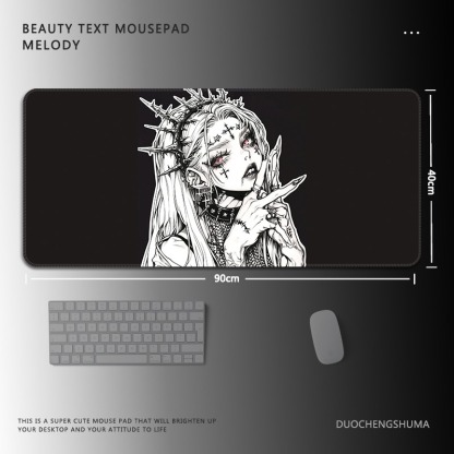 暗黑風哥特 主題桌墊 布質滑鼠墊-ZUIHANG SHOP