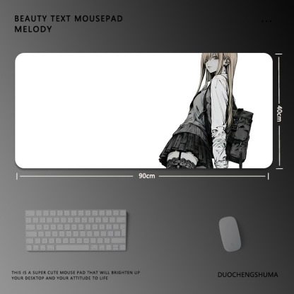黑白動漫 主題桌墊 布質滑鼠墊-ZUIHANG SHOP