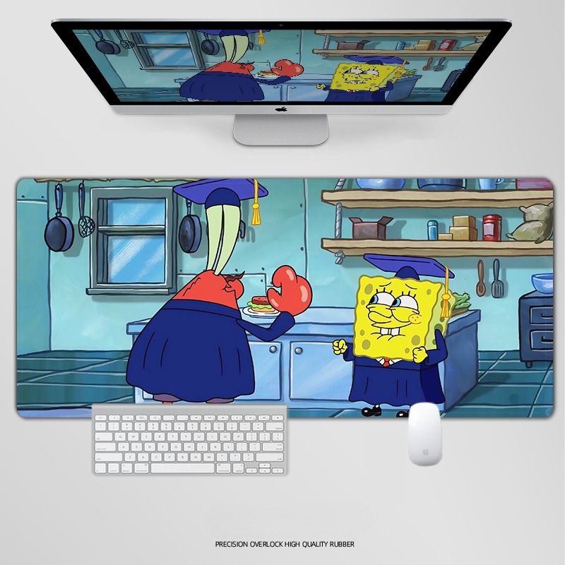 海綿寶寶 主題桌墊 布質滑鼠墊-ZUIHANG SHOP