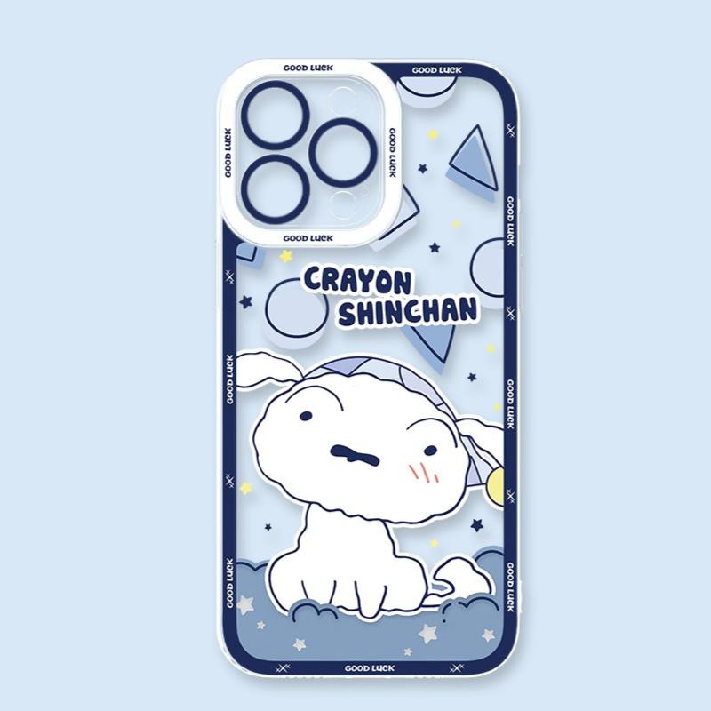 蠟筆小新小白天使眼透明防摔軟殼-ZUIHANG SHOP