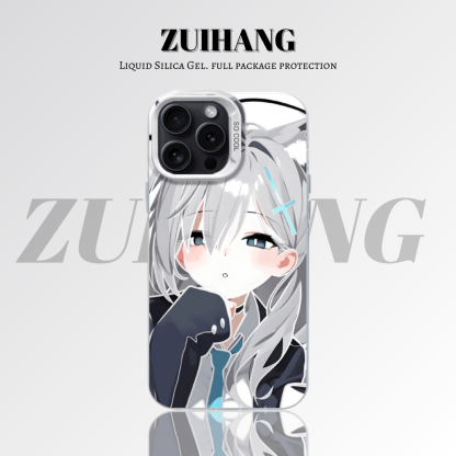 蔚藍檔案彩銀防摔手機殼-ZUIHANG SHOP