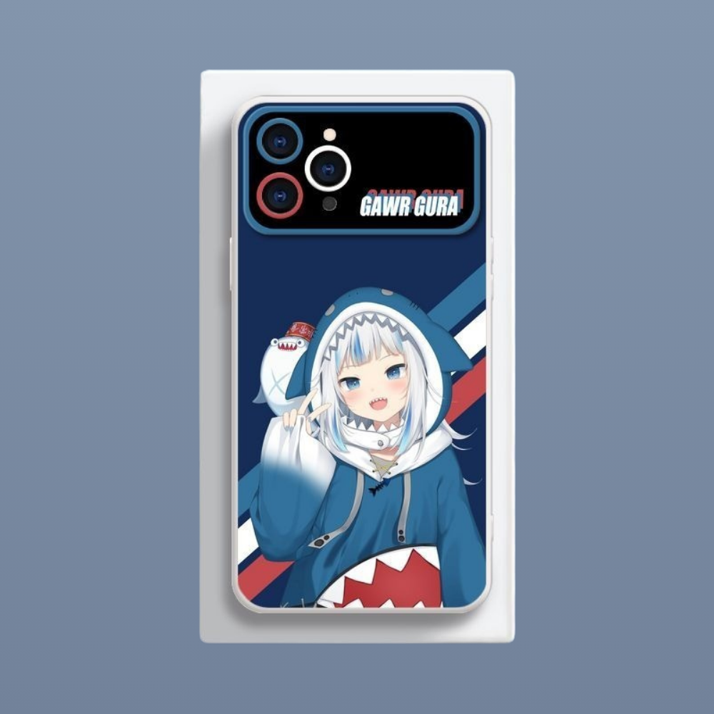 Gawr Gura液態大視窗全包矽膠防摔軟殼-ZUIHANG SHOP