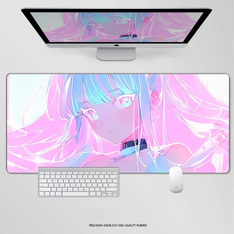 炫彩流光美女 主題桌墊 布質滑鼠墊-ZUIHANG SHOP