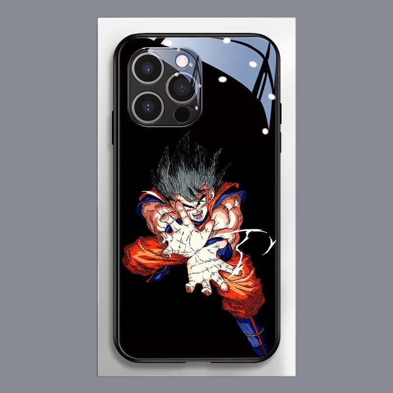 七龍珠蘋果15promax手機殼新款男iphone16動漫聯名11玻璃12mini悟空14創意x小衆8plus炫酷13周邊xs個性xr男款