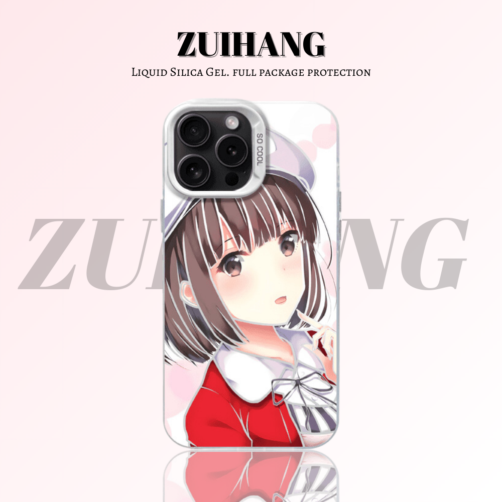 【大集合1.0】動漫彩銀線條漸變防摔手機殼-ZUIHANG SHOP