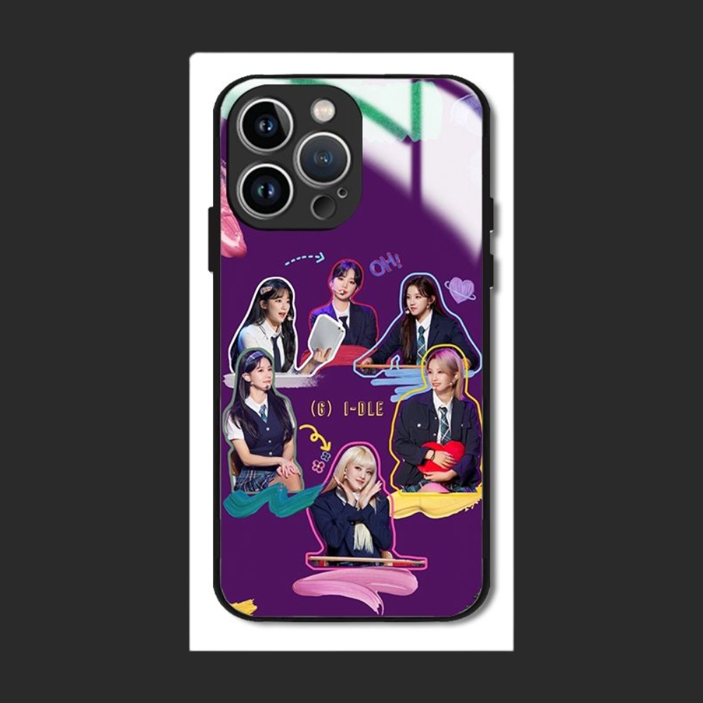 (G)I-DLE新款高清全包防摔玻璃殼-ZUIHANG SHOP