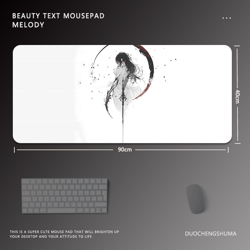 黑白動漫 主題桌墊 布質滑鼠墊-ZUIHANG SHOP