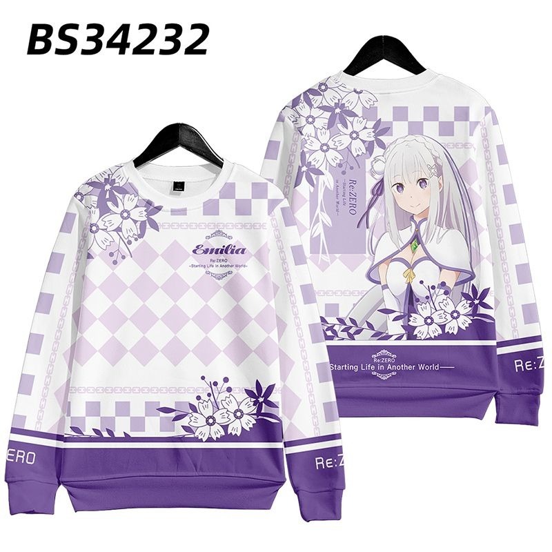 從零開始的异世界生活 親子情侶男女款連帽衛衣-ZUIHANG SHOP