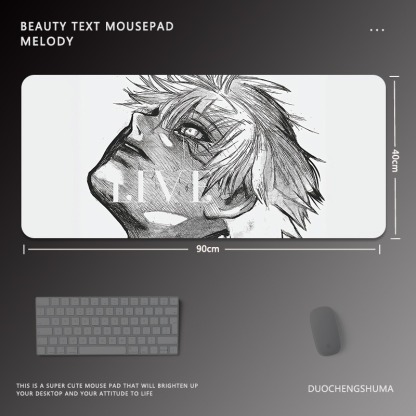 黑白動漫 主題桌墊 布質滑鼠墊-ZUIHANG SHOP