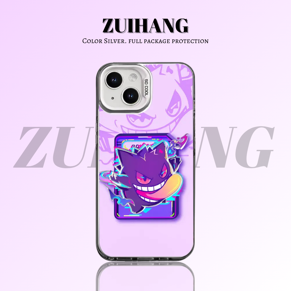 耿鬼彩銀線條漸變防摔手機殼-ZUIHANG SHOP