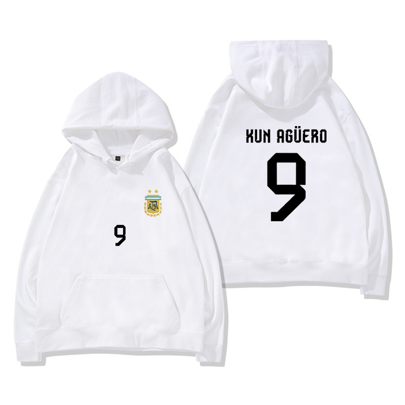 阿根廷國家隊服足球新款 親子情侶男女款連帽衛衣-ZUIHANG SHOP