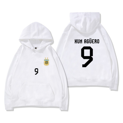 阿根廷國家隊服足球新款 親子情侶男女款連帽衛衣-ZUIHANG SHOP