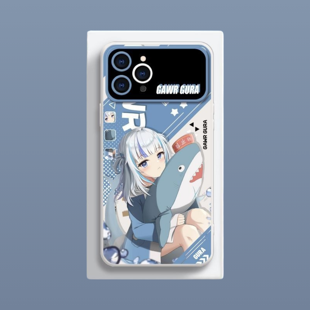 Gawr Gura液態大視窗全包矽膠防摔軟殼-ZUIHANG SHOP