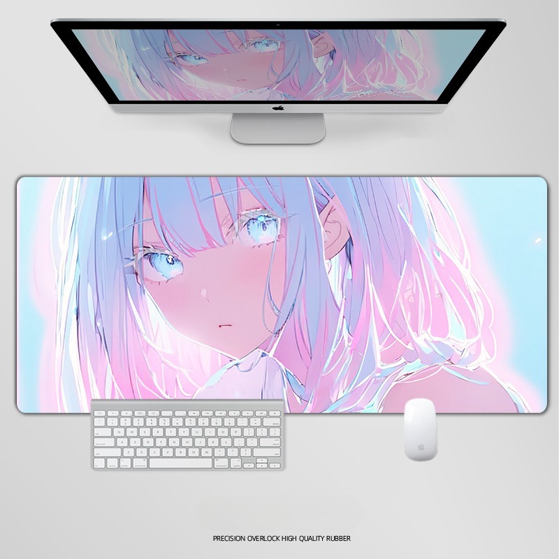 炫彩流光美女 主題桌墊 布質滑鼠墊-ZUIHANG SHOP