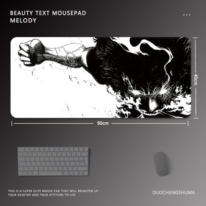 黑白動漫 主題桌墊 布質滑鼠墊-ZUIHANG SHOP