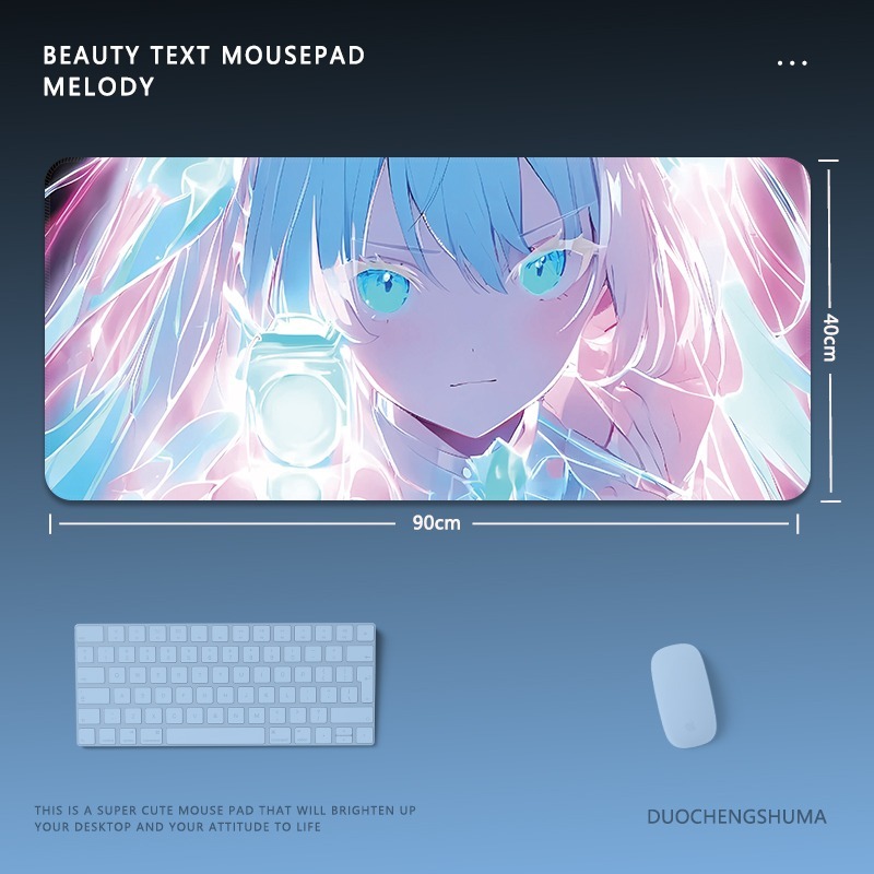 炫彩流光美女 主題桌墊 布質滑鼠墊-ZUIHANG SHOP