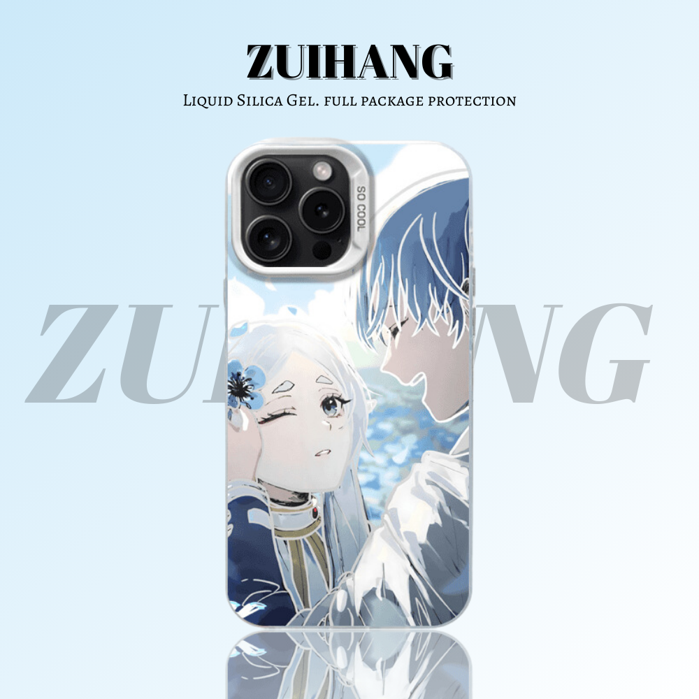 芙莉蓮彩銀線條漸變防摔手機殼-ZUIHANG SHOP