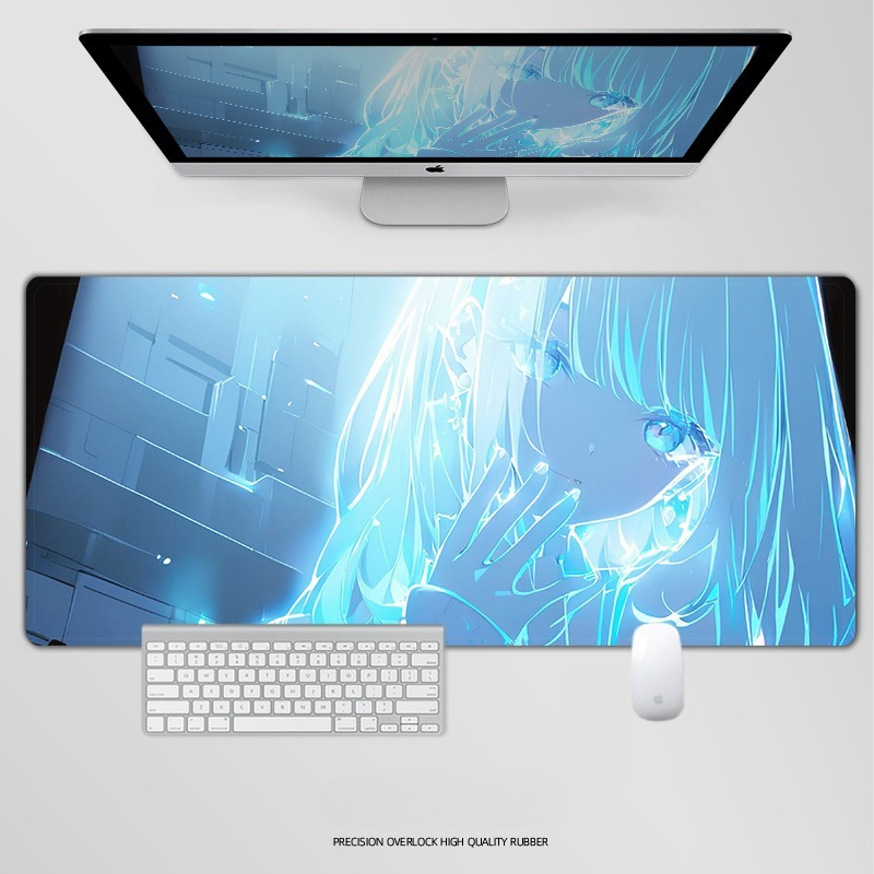 炫彩流光美女 主題桌墊 布質滑鼠墊-ZUIHANG SHOP