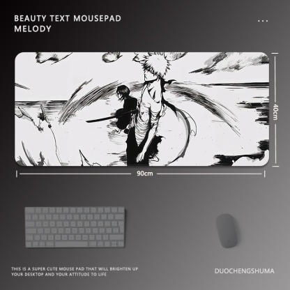 黑白動漫 主題桌墊 布質滑鼠墊-ZUIHANG SHOP