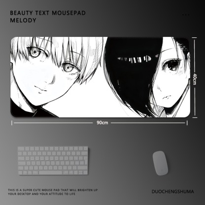 黑白動漫 主題桌墊 布質滑鼠墊-ZUIHANG SHOP